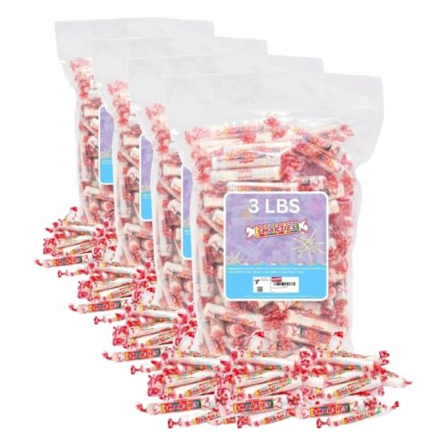 Image of Smarties Candy Bulk Rolls Original Flavor - Gluten & Vegan Free - Classic Sweetness From Family Owned Company Since 1949, Peanut Free & Dairy Free - Perfect Halloween Candy - 3 Pound Bag (Pack of 4)