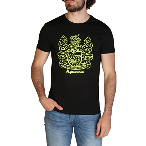T-Shirt Aquascutum QMT019M0 en coton haut de gamme pour homme