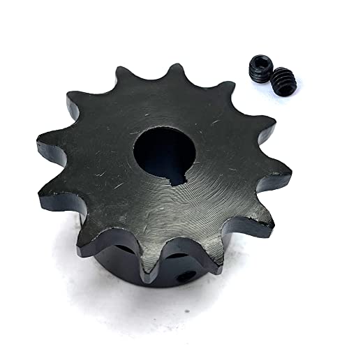 #40 Roller Chain Sprocket B Type 1/2" Bore Rust Prevention Hardened 12 Tooth