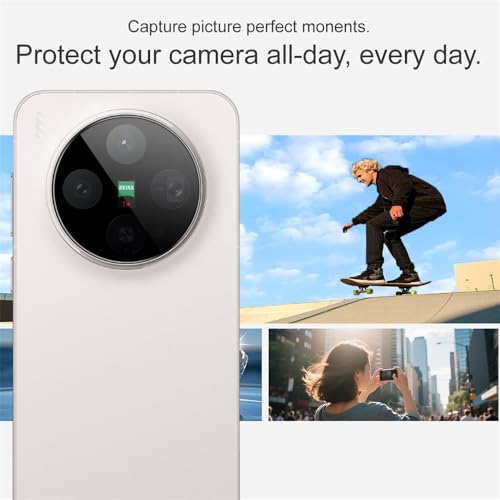 Image of Tempered Glass Screen Protector Compatible for Vivo X300 5G | Front And Back Screen Guard With camera lens protector (Combo)