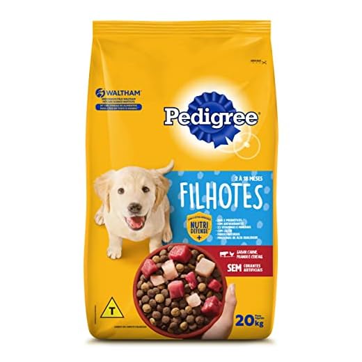 Ração Pedigree Para Cães Filhotes Raças Médias e Grandes 20 kg