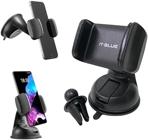 Suporte Celular para Carro 360° Antivibração Antiqueda Fixação Fi...