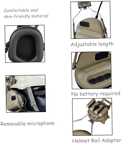 The Fifth Generation Army Tactical Shooting Headset Military Helmet Headset Paintball Headset Game Headset