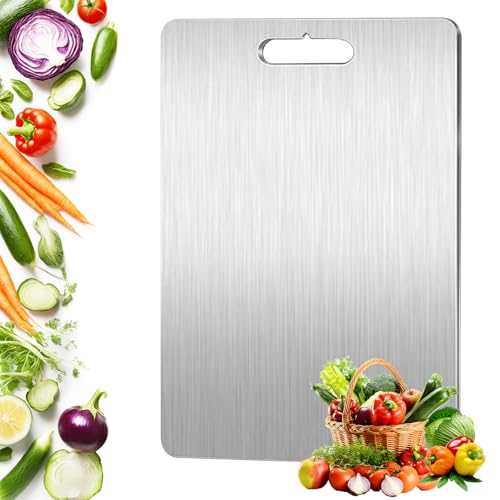 Planche à découper en titane, planche de cuisine en acier inoxydable Planche à découper en titane, planche de cuisine en acier inoxydable