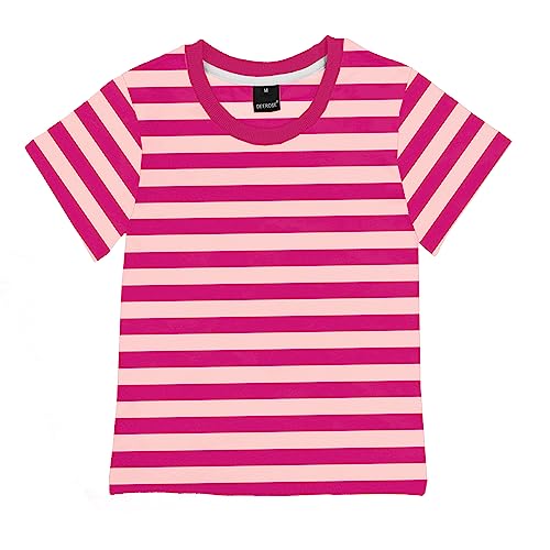 Image of Deerose Kids Striped Shirts Short Sleeve Boy Girls July 4th Patriotic Tee Top 3-14 Years