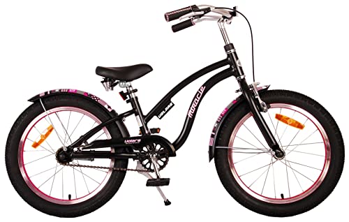 Vélo 18 pouces garçon fille Volare Miracle Cruiser noir 21887