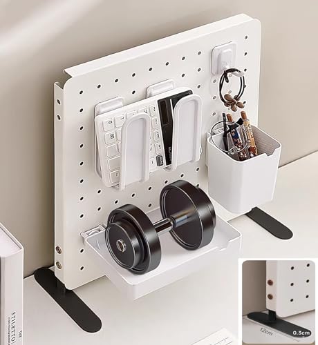 Narzędzie Pegboard Garaż Stojak ścienny Zestaw kluczy do przechowywania wierteł Stojaki Uchwyty, Organizator Biurko Przechowywanie Pegboard, Łatwy w Instalacji Stalowa Tablica Kołków, Wygodne