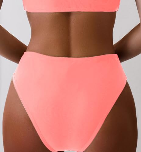 Tainehs Women's Mid Waist Bikini Bottom Strappy Cheey Bathing Suit Bottoms Swimsuit Bottom2