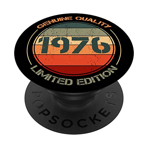 Vintage 1976 Pop Socket para teléfono divertido retro 1976 cumpleaños PopSockets PopGrip Intercambiable