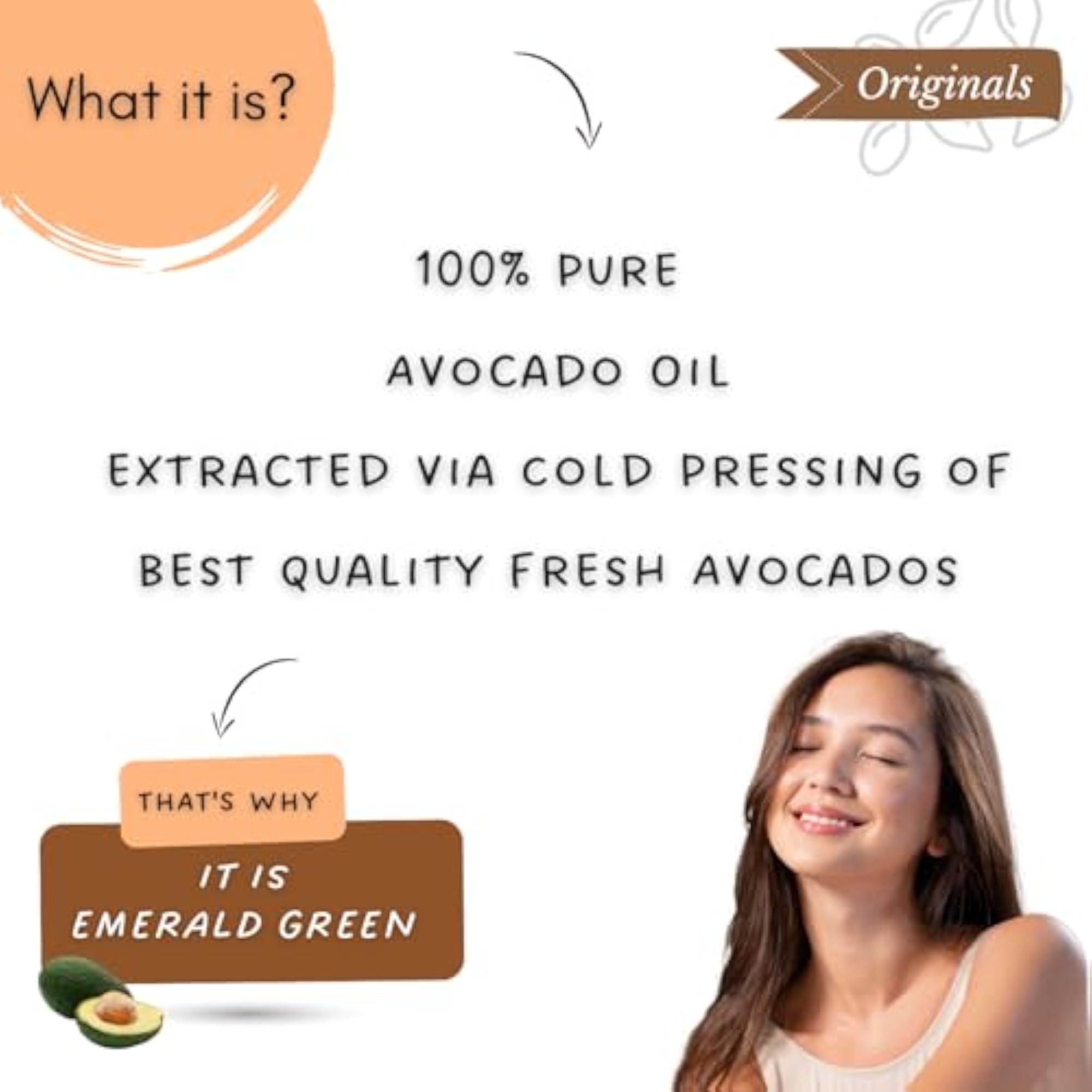 Avocado Oil For Hair Growth, Moisturizing Skin & Face
