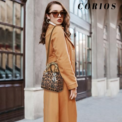 Image of Leopard Print Handbag - Women's PU Leather Crossbody Bag, Waterproof, Fashion Messenger & Satchel Bag