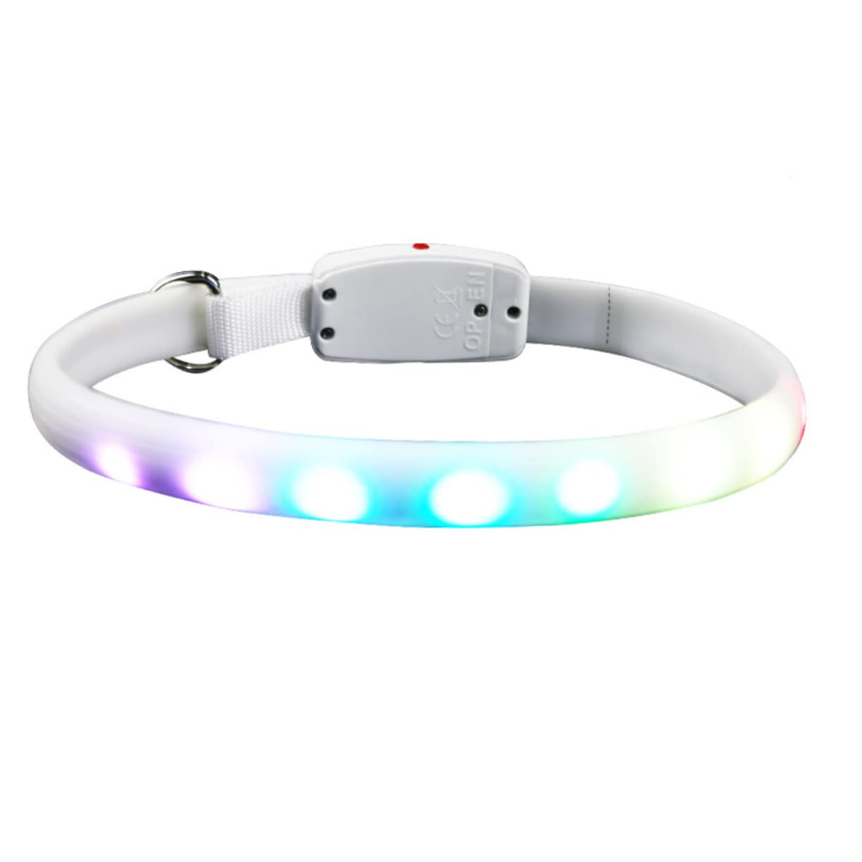 Collier réfléchissant de sécurité pour chien confortable et lumineux