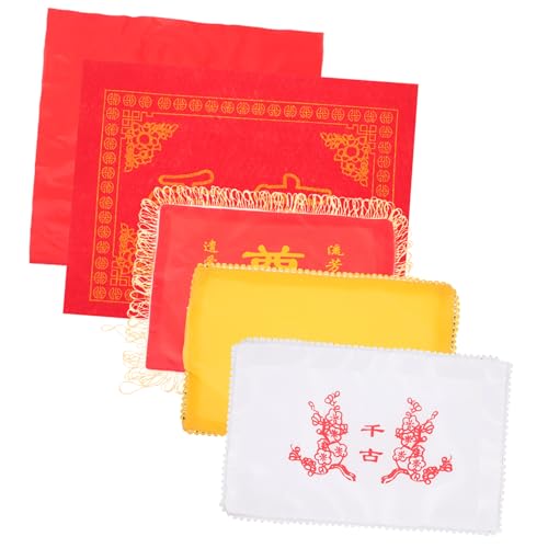 OFFSCH 1set Funeral Supplies Ashes Urn Cover Set Urn Cloth Covers Pouches Burial Decor for Casket