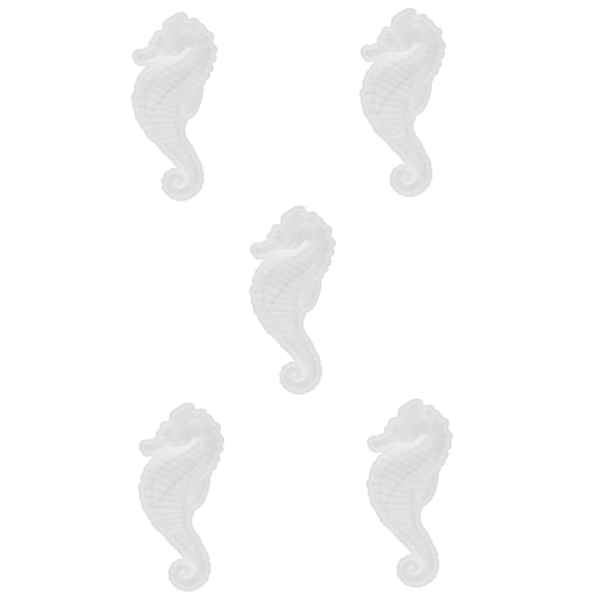 Uonlytech 5 Pezzi Stampo Silicone per Decorazioni Forma Mold Flessibile per Creazioni e Fai da Te Facile da Rimuovere e Riutilizzabile per Decorazioni Murali e Progetti Creativi