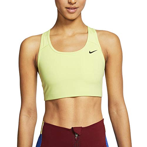 Image of Nike Polyester Womens Swoosh Bra Non PAD Bra L Women Training