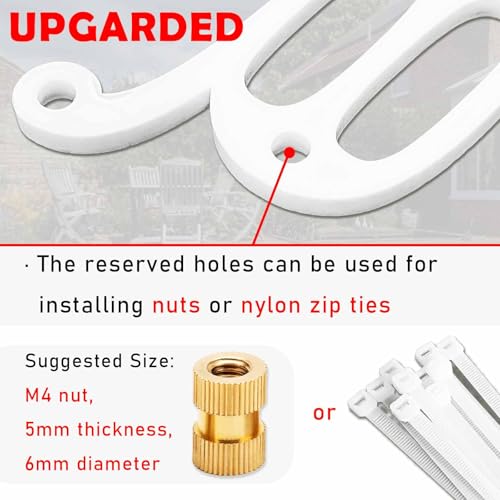 Image of Upgraded Bird Perch for Bird Buddy Smart Feeder with Screws, Birds Feeder Extender Perch (White)