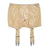 Material: Der Strapsgürtel ist aus hochwertigen Materialien und Vintage-Metall-Clips.