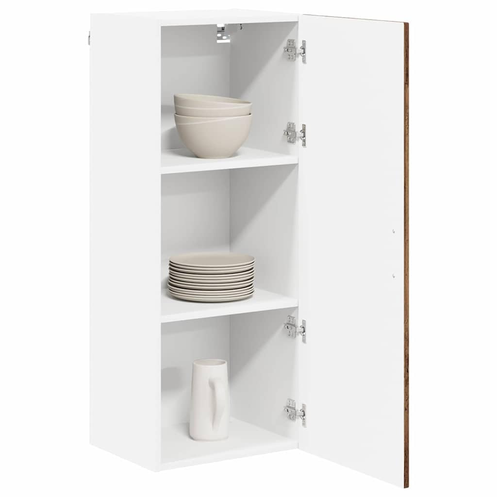 vidaXL Wall Cabinet LUCCA Old Wood 40 x 31 x 100 cm Engineered Wood