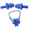 Fengshunte Waterdichte Siliconen Zwemmen Oordopjes Neus Clip Plugs Oor & Neus Protector Zwemmen Sets Doos Pakket Zwemmen Apparatuur Leveringen Kinderen Volwassen (Blauw)