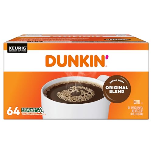 Dunkin' Donuts Single-Serve Coffee K-Cup® Pods, Original Blend, M...