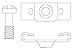 D-Sub Tools & Hardware 4-40 MALE SCREWLOCK W/SLIP ON RETAINER (10 pieces)