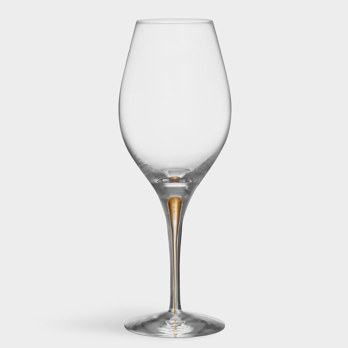 Verres à vin Orrefors Intermezzo Gold en cristal soufflé haut de gamme