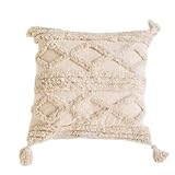 Facile à entretenir : fabriquée en coton, cette taie d'oreiller est facile à nettoyer et à entretenir. Il suffit d'enlever la taie d'oreiller et de la laver pour un look frais et propre.