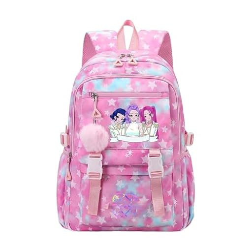 Genérico Mochila escolar KPop D-emon H-unters, mochila de viaje de con múltiples bolsillos, mochila Demon Hunters Anime, mochila Demon Cosplay para fans (K) | Ya disponible en tu tienda friki favorita! En mundofriki.es!