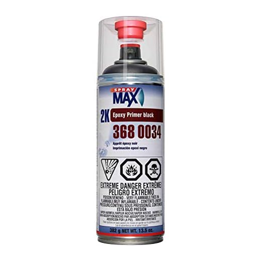 25+ Stunning Epoxy Garage Floor Ideas to Transform Your Space 4 SprayMax 2K Activated EPOXY Primer Black 3680034