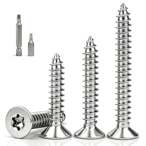 200 x Countersunk Torx Wood Screws M3 x 20 mm Screws