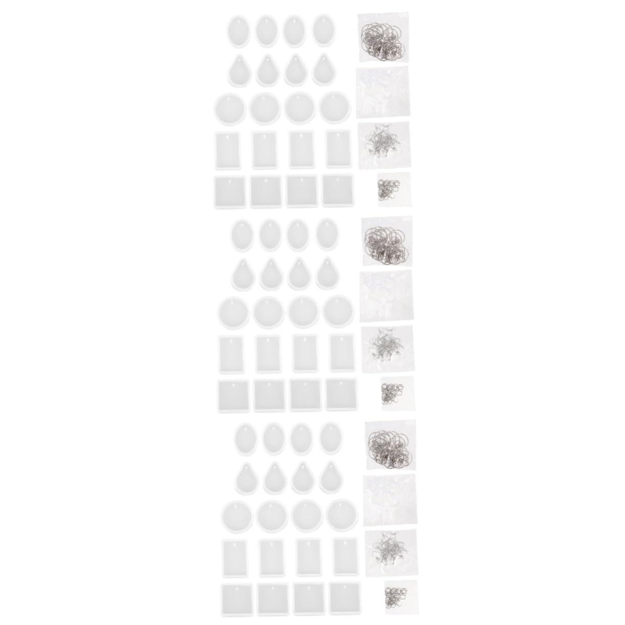 STOBOK 3sätze Silikon Gießform Für Vielseitige Epoxidharz Formen Für Schmuck Schlüsselanhänger Halsketten Und Ohrringe Leicht Und Langlebig Für Kreative Bastelprojekte