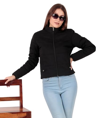 Image of Brazo Cotton Women's Crop Winterwear Jacket - Stylish, Warm, and Comfortable for Ultimate Winter Protection