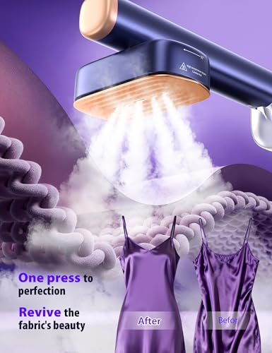 Sundu Steamer for Clothes,Portable 2-in-1 Travel Steamer and Iron,15s Fast Heat-up,100ml W - image 9