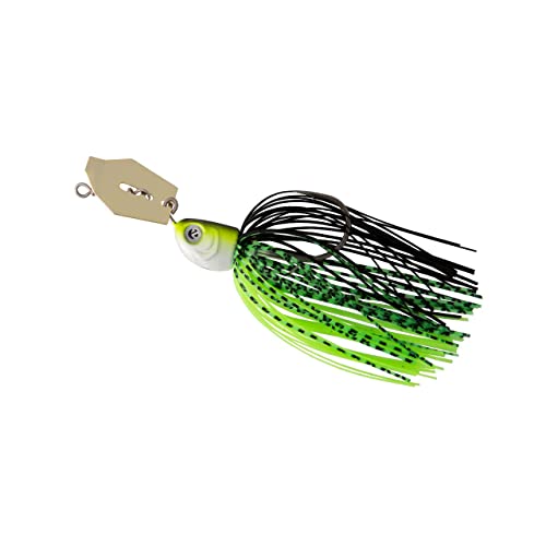 Zeck vibrierender Kunstköder - Bladed Jig Chartreuse Party - #1/0-5g