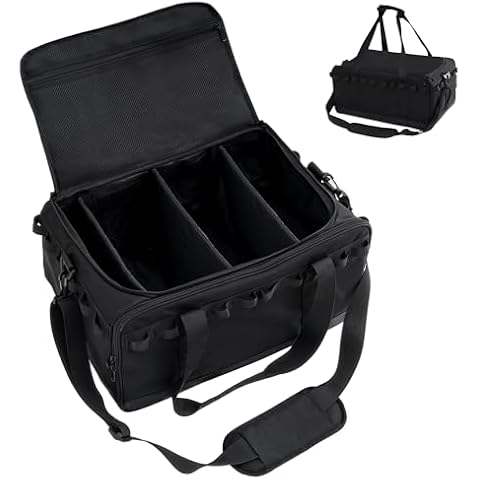 COOZMENT 35L Camping Bag,Tactical Duffle Bag with Waterproof Bottom,Shoe Bag for Travel/Outdoor with 3 Adjustable Dividers,Picnic Camping Organizer,Multi-functional Duffel Bag for Camping/Sports/GYM Cover