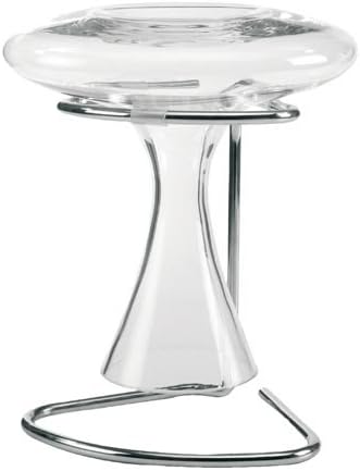 Leopold Vienna PowerPull Decanter Carafe Drying Stand de Luxe, Silver