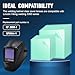 20Pcs 3350 Series Welding Helmet Cover Lens Fits for Lincoln Electric Viking, Inside Outside Helmet Hood Replacement Clear Cover Len 3.7