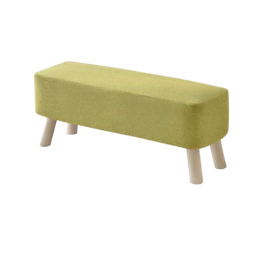 Repose-pieds déhoussable en lin pour simplifier le nettoyage du salon