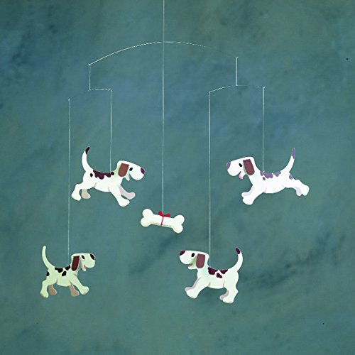 Doggy Dreams Hanging Nursery Mobile - 20 Inches - High Quality Cardboard - Handmade In Denmark By Flensted #TOP1