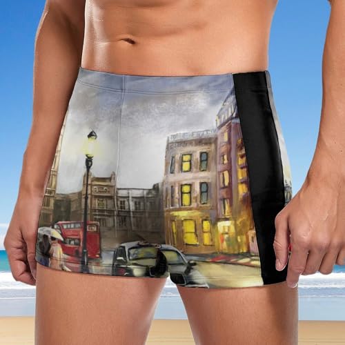 Swimming trunks boxer de bain homme stretch résistant au chlore pour la piscine - 2