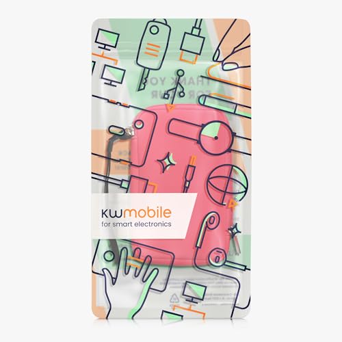 Image of kwmobile Carrying Case Compatible with Nintendo 3DS XL - Neoprene Console Pouch with Zipper - Neon Pink