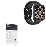 BoxWave Screen Protector Compatible with ZGPAX Smart Watches for Men IP68 (1.91 in) - ClearTouch ImpactShield (2-Pack), Impenetrable Screen Protector Flexible Film