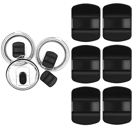6 Pieces Magslider Replacement Kits Magslider Tumbler Lids For Yeti Rambler Ozark Trail Rtic Bpa Free Shatter-Resistant Spill-Resistant Dishwasher Safe Lids Covers For Tumblers Cups #TOP19