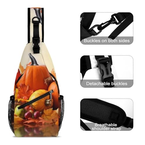 Bolso bandolera deportivo blanco para trekking y uso casual miniatura 3