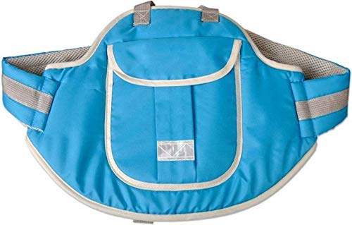 Image of MELVIS Kids Safety Belt for Two Wheeler with Reflective Strips, Portable Seat Belt Children Motorcycle Harness for Motorcycle Bike, Adjustable Safety Harness for Boys Girls (2-12years) (Sky Blue)