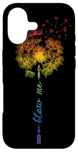 ���̃^���|�|�̖�̉� �^���|�| �~�j�}���X�g Rainbow Dandelion Flower Wildflower �X�}�z�P�[�X iPhone 17 �p