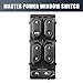 X AUTOHAUX 1L2Z14529BA Car Master Power Window Switch Set Front Driver Side for Ford Explorer for Ford F-250 F-350 Super Duty 2002-2006 for Ford Explorer 2002-2003