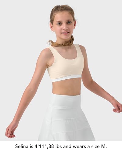 SALIA GIRL Training Bras for Girls 10-14 Soft Teen Sports Bras 14-16 with Removable Pads, Seamless Comfort Fit3