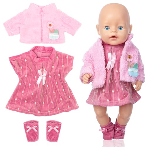 Vestiti per Bambole New Baby Doll e Cicciobello - Abiti per Bambolotti 35-45CM - Accessori per Ragazze e Ragazzi (Non Include Bambola)