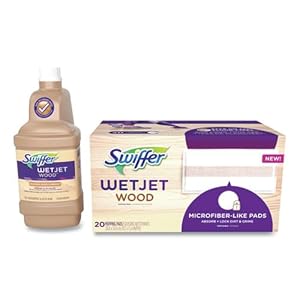 Swiffer WetJet Wood Reinigungs-Set mit 20 Pads